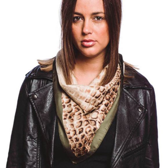 Python Printed Scarf - Picture 1 of 1